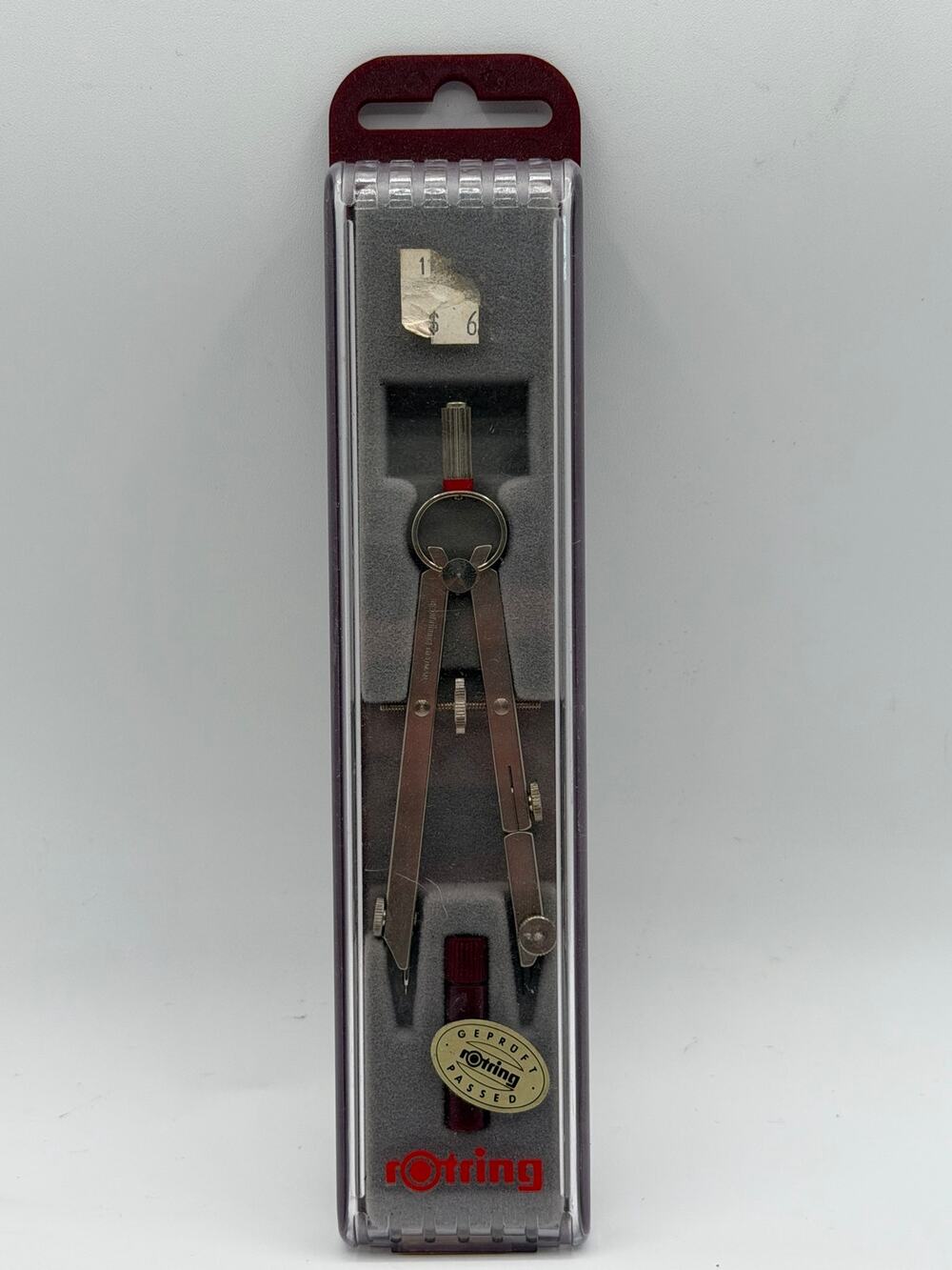 Vintage rOtring Precision Drafting Compass Set - Made in West Germany with Case